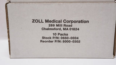 Zoll 0650-0004 Paper Recorder, Strip Chart 90mm Z-Fold - Box of 10